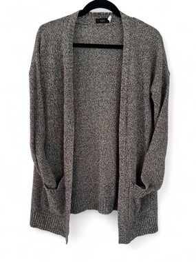 BDG Grey Waffle Pockets Cardigan S
